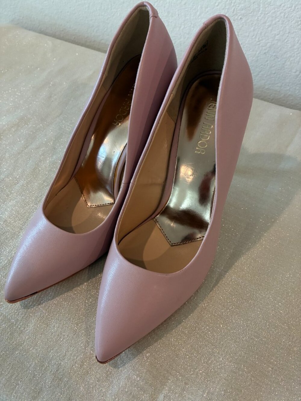 JENN ARDOR Women's Closed Pointed Toe Pumps Stiletto High Heels-Size 8M